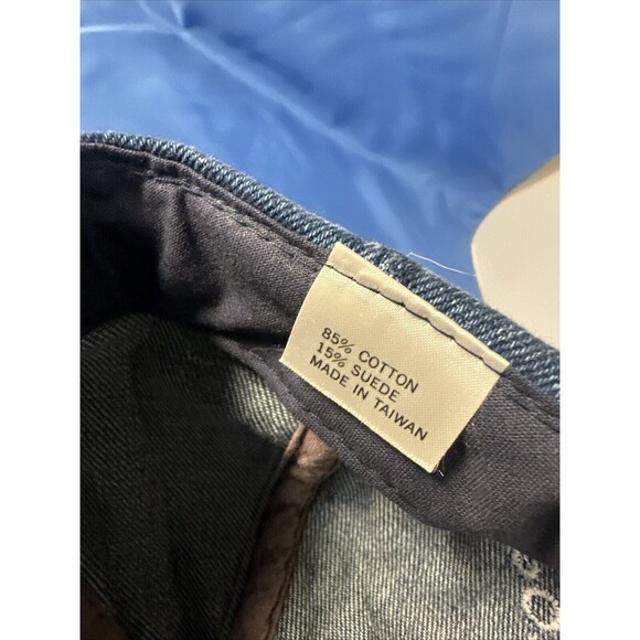 Berkley Power Bait Vtg Products Snapback Patch Trucker Hat Denim - Picture 6 of 7